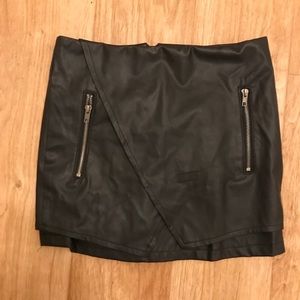 LF faux leather skirt